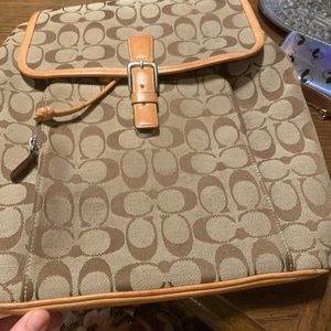 Tan Coach Bag